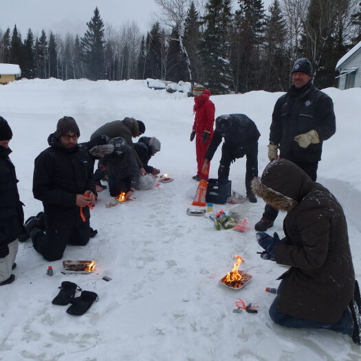 group photo wilderness survival and safety level 1